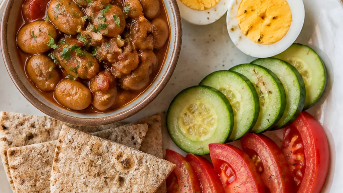 صورة واقعية توضح افكار فطور دايت