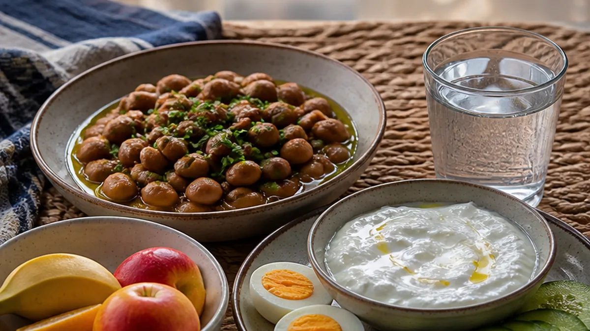 اسباب نزول الوزن في رمضان: اختيارات ذكية بدون حرمان مثال عملي مصور عن اسباب نزول الوزن في رمضان